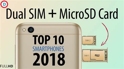android phone 2018 with separate microsd card slot